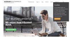 Desktop Screenshot of pflichtteilrechner.de